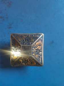 Brass Embossed <b>Metal</b> <b>Beads</b> in Disc Shapes Ideal for Use As Pendants and in Jewelry Suitable Also for Use As Conchos - Product Image 2