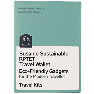 Portafoglio da Viaggio Sostenibile Susanne in RPET, Gadget Ecologici per il Viaggiatore Moderno - Product Image 3