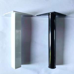 Supports triangulaires en acier de haute qualité pour canapé, remplacement des pieds de canapé, pieds de lit avec vis pour canapé et bureau - Product Image 1