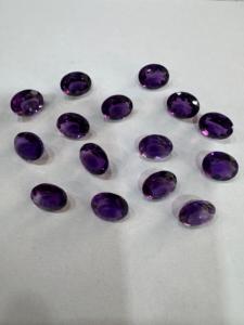 พลอยอเมทิสต์แอฟริกันธรรมชาติขนาด10x12มม. อัญมณีหลวมทรงรีพร้อมใบรับรอง Gia - Product Image 4