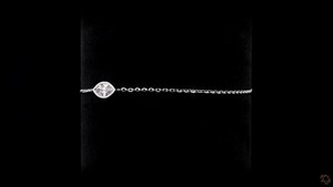Elegante 0,5 Ct Marquise Lab Grown Diamond Bracelet 14K Oro blanco VVS VS EF Clarity Minimalista Cadena de 7 pulgadas Joyería para mujeres - Product Image 4