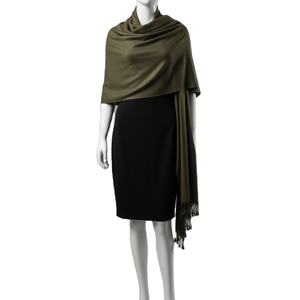 Chal de Pashmina Largo de Viscosa AHE al por Mayor |   Tela con Sensación de Cachemira, Diseño Paisley, Invierno, Resistente al Viento, Transpirable, Ligera - Product Image 1