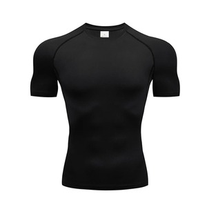 T-shirt pour homme Running Sport T Shirt Men Compression Top Tee Fitness Quick Dry Tight Training Gym Sport Running Shirts Men Jersey - Product Image 1
