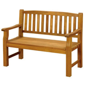 Banc de jardin en acacia durable | Design en bois massif fabriqué à la main | Idéal pour les hôtels, les centres de villégiature et les espaces publics - Product Image 1