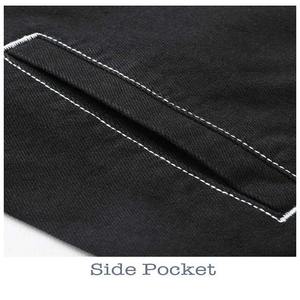 Vestes grande taille de haute qualité pour hommes Veste en jean respirant pour la rue Manteaux pour hommes universitaires personnalisés ajustés - Product Image 6