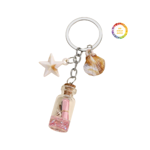 Llavero de Concha Marina Hecho a Mano con Conchas Naturales, Ligero - Product Image 2