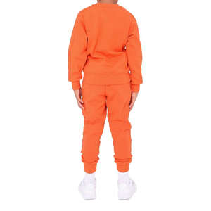 Conjuntos de chándal con logotipo personalizado para niños, chándales infantiles de lana hechos a medida para entrenar, chándal para correr al por mayor - Product Image 2