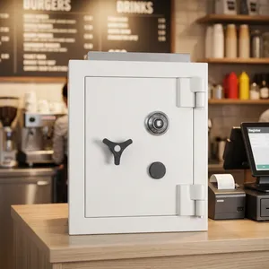 Caja Fuerte para Restaurante con Cajón de Depósito – Caja de Seguridad Comercial de Acero Mediana para Depósito de Efectivo CT-150 - Product Image 1