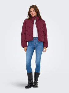 Veste matelassée à col montant pour femme, fabrication directe d'usine, personnalisée, et doudoune matelassée pour l'hiver - Product Image 4