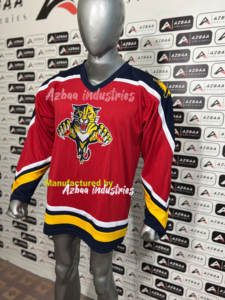 Vente en gros 2025 Nouveau maillot de hockey sur glace cousu de style supérieur pour le Canada Tackle Twill American V-Neck Design maillots de hockey sur glace - Product Image 4