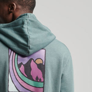 Grueso Liso Hombres Oversize Impresión personalizada Bordado Alta calidad Vintage Venta al por mayor Diseño Sudadera Sudaderas con capucha para hombres - Product Image 2