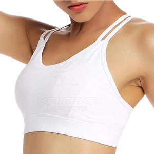Soutien-gorge de sport compressif sans coutures pour femmes, tissu doux, parfait pour le yoga, la remise en forme et les entraînements en studio. - Product Image 5