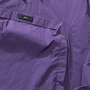 Chaqueta informal de manga larga con cuello levantado para hombre, chaqueta holgada con estampado de montaña y bolsillos para exteriores, media cremallera - Product Image 4