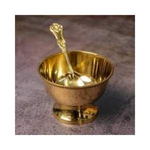 Bol à glace en métal de forme ronde pour servir des desserts glacés lors des repas - Product Image 1