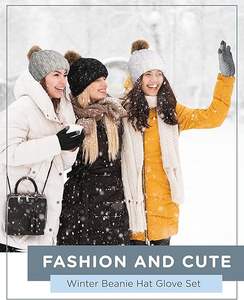 หมวกบีนนี่ถักอบอุ่นเรียบง่ายเนื้อนุ่มสบายวัสดุน้ำหนักเบาเหมาะสำหรับใส่กลางแจ้งและลุคแฟชั่นการเดินทาง - Product Image 6