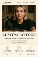 Tattoo Studio Servicios de diseño de sitios web Expertos en sitios web de confianza en EE. UU. Entrega de soluciones de negocios en línea confiables y asequibles