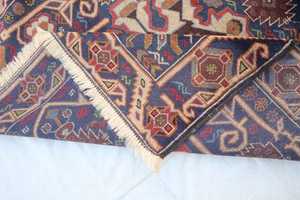 พรมปูพื้นสไตล์ชนเผ่าหรูหราแนววินเทจขนสัตว์ประดับเพชรทรงเรขาคณิตทำด้วยมือสำหรับเด็กห้องนอนพรมทอแบบแอบสแตรกสำหรับเด็ก - Product Image 5