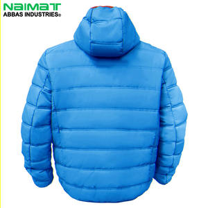 Vente en gros Nouveau Hiver Hommes Doudounes Manteau Respirant Col Montant Fermeture Éclair Complète Imprimé Logo Conception High Street À Capuche - Product Image 2