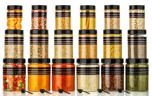 Trendy Airtight Storage Container Plastic Push Button Food Organizer Bulk Wholesale OEM Manufacturer Exporter - Product Image 3