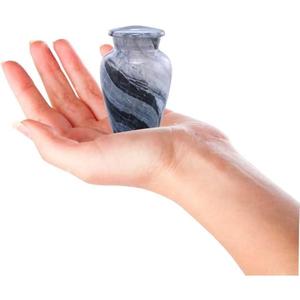 Nueva llegada de aluminio para adultos, urna de cremación, tema del océano, diseño impreso, recuerdo de Metal para cenizas humanas y uso funerario - Product Image 2