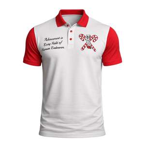 Camiseta Polo Blanca Phi Nu Pi Canes, Talla Real, Mezcla de Algodón Premium, Bordado, Ropa de Fraternidad Griega - Product Image 4