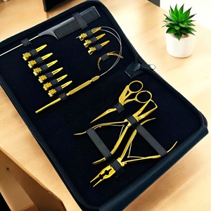 Kits inteligentes de extensiones de cabello con revestimiento de color dorado Mejor oferta de precio, logotipo personalizado aceptado, diseño sostenible - Product Image 2