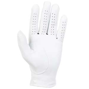 Venta caliente guantes de golf de cuero Cabretta personalizados de alta calidad de cuero genuino blanco piel de oveja estiramiento antideslizante embalaje personalizado - Product Image 2