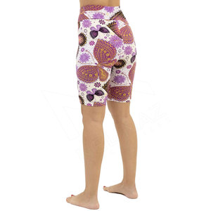 Short de fitness taille haute respirant à séchage rapide personnalisé OEM pour femmes grande taille Biker vêtements de sport vêtements de yoga décoration avec logo - Product Image 2