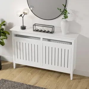 Cubierta Moderna para <span class=keywords><strong>Radiador</strong></span> de Madera, Mueble de Almacenamiento para Calefacción, Estante Decorativo, Cubiertas para Radiadores, Protección para el Hogar - Product Image 2