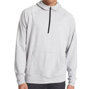 High Quality Men's Half Zip <b>Hoodie</b> Popular Own Design for Sports Gym Highly Stretchy Winter Streetwear in 6XL Size <b>3D</b> Pattern - Product Image 1
