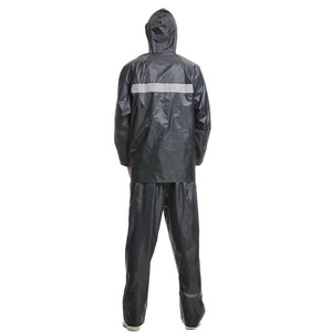 Traje de lluvia impermeable personalizado con tela transpirable a prueba de viento y Capucha ajustable perfecto para senderismo Camping y trabajo al aire libre - Product Image 1