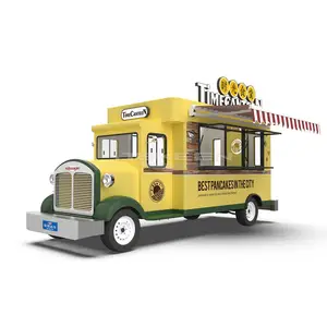 Mobile Food Truck Trailer Kereta Makan 7.5ft untuk Dijual