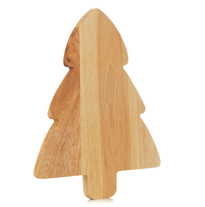 Tabla de postres Forma redondeada Tabla de charcutería de madera de acacia Plato de cocina Bloque de corte de calidad superior Sirviendo queso - Product Image 6