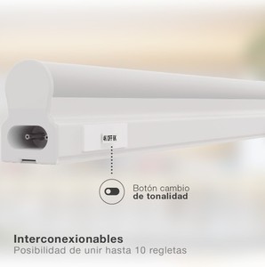 Striscia LED T5 con Interruttore Siluas 4W 4000k-6000K 300mm (GSC 203800079) - Product Image 3