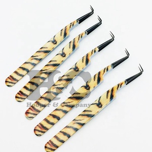 Pinzas Profesionales Nuevas para Extensión de Pestañas, Acero Inoxidable, Antimagnéticas, Duraderas, Sostenibles, con Logotipo Personalizado, para Pestañas de Visón - Product Image 1