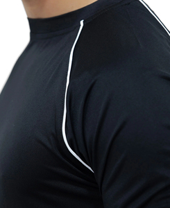 T-shirts de compression slim fit pour hommes, respirants, manches courtes, en spandex/polyester, pour le fitness et l'entraînement - Product Image 4