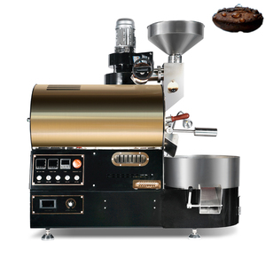 Machine à torréfier le café 2 kg 1 kg, pièces de torréfacteur à café, torréfacteur à cacahuètes, torréfacteur rotatif, machine à torréfier le café industrielle avec CE - Product Image 1