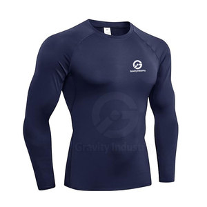 Diseña Tu Propia Camiseta de Protección Solar Transpirable de Secado Rápido para Hombre con Manga Larga, Estilo Liso de Alta Calidad - Product Image 5