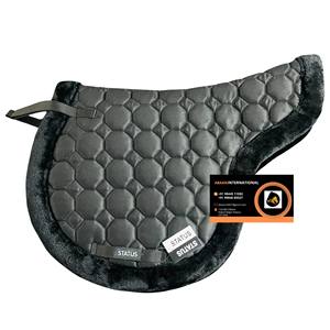 Almohadilla de montura acolchada de piel para saltos y uso general, forma de resistencia, acolchado suave, impermeable, transpirable, con correa de sujeción para larga distancia - Product Image 5