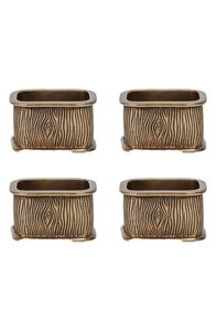 Ronds de serviette en métal au design vintage sur le thème de la ferme rustique, parfaits pour les dîners de saison et les réunions de famille - Product Image 5