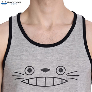 เสื้อกล้ามผู้ชายแรคคูนสปอร์ตผ้าคอตตอน3D สำหรับผู้ใหญ่เสื้อแรคคูนแห้งเร็ว - Product Image 6