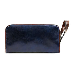 Luxury Fashion <b>Women</b> Genuine Leather Vintage Zipper Makeup <b>Bag</b> for Travel for <b>Bag</b> LYG-0128 - Product Image 4