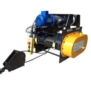 1 TON 6 MTR Factory-Furnished New 1 Ton Overhead Crane with Traveling Electric Hoist Wire Rope Steel for Hotels - Product Image 1