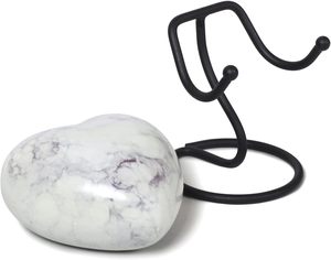 Urna de cremación de cenizas conmemorativas de mesa pequeña, Mini recuerdo de corazón para decoración funeraria, recuerdo de cenizas, urnas de Metal, precio al por mayor - Product Image 5