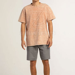 Pakistán hizo alta calidad 100% algodón hombres lavado ácido camisetas al por mayor a precio barato - Product Image 6