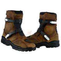 Botas Deportivas de Motociclismo para Hombre, de Cuero Genuino, de Alta Tecnología, Impermeables y Transpirables, para Carreras de Motos