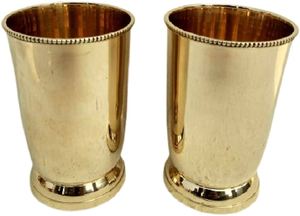 Vajilla de vidrio para beber grabada a mano, artículos de catering, acabado antiguo, vidrio de Metal de latón para Hotel, restaurante o uso doméstico - Product Image 6