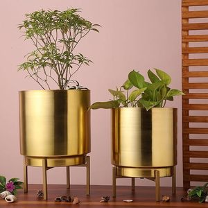 Mini jardineras de metal de moda para jardín y hogar, eleve su espacio con diseños elegantes para balcón y uso en el suelo de la sala de estar - Product Image 1