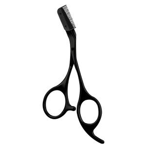 1 paire de ciseaux à sourcils avec peignes, kit de coupe-sourcils, ciseaux de toilettage en acier inoxydable, outils de façonnage des sourcils - Product Image 6