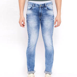 Nouveau style, utilisation en extérieur, pantalon en jean pour homme, droit, hiver, respirant, 100% coton, léger, de haute qualité, couleur unie, fabriqué au Pakistan - Product Image 1